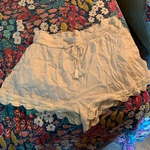 Aerie crochet soft shorts